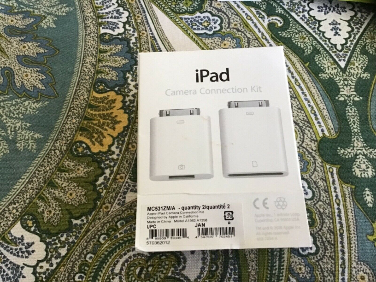 iPad camera connect mc531zm/A - Fresh Stock Dated February 2026
