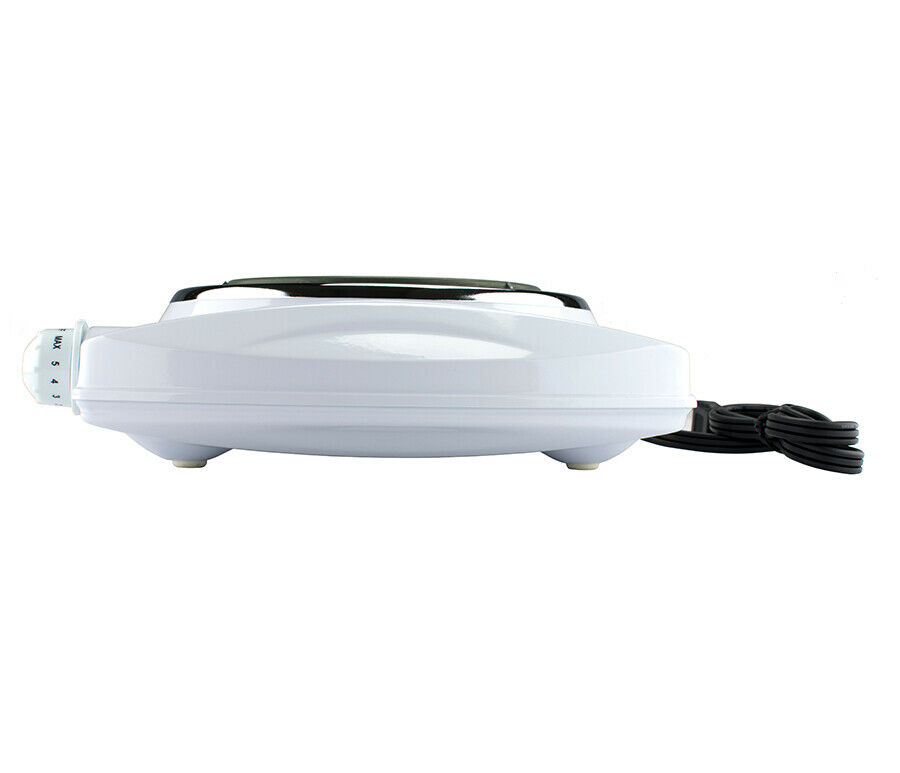 Brentwood TS-322 1000 Watt Single Electric Burner Adjustable Heat White 120V NEW - Fresh Stock Dated February 2026