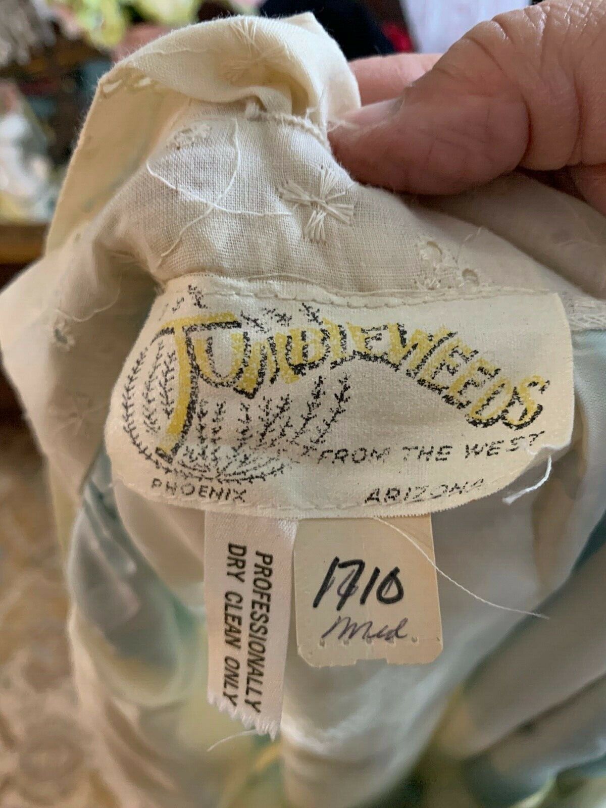 Women's vintage maxi skirt patchwork Tumbleweeds from the West M see measurement - Fresh Stock Dated February 2026