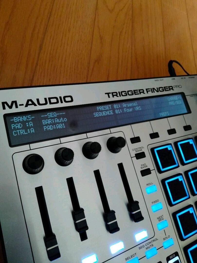 M-Audio Trigger Finger Pro Step Sequencer Music production performance remixing - Fresh Stock Dated February 2026