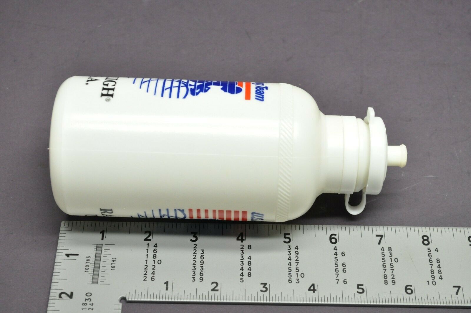 Raleigh USA US Cycling Team Water Bottle Vintage NOS FIS 203 Bicycle - Fresh Stock Dated December 2025