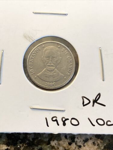 Lot of 5 Coins From Dominican Republic 1976-1984 - Fresh Stock Dated February 2026