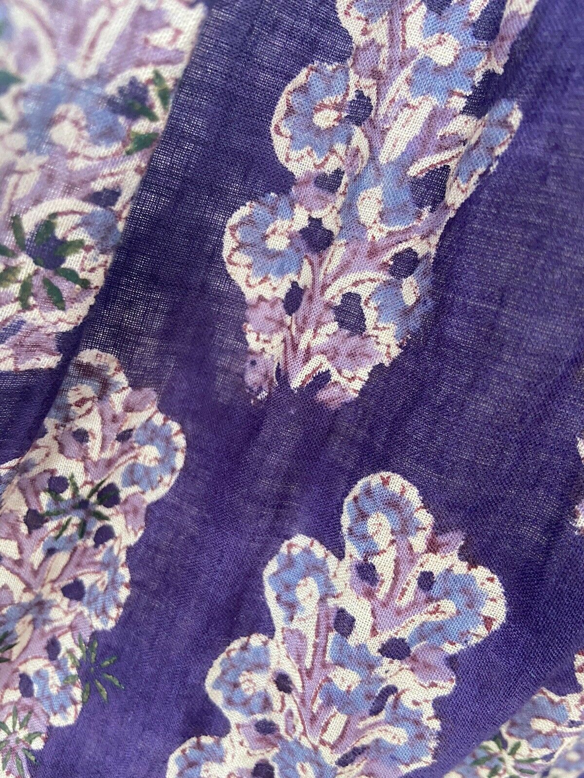 Vintage hippie Phool cotton gauze vest skirt purples XS - Fresh Stock Dated March 2026