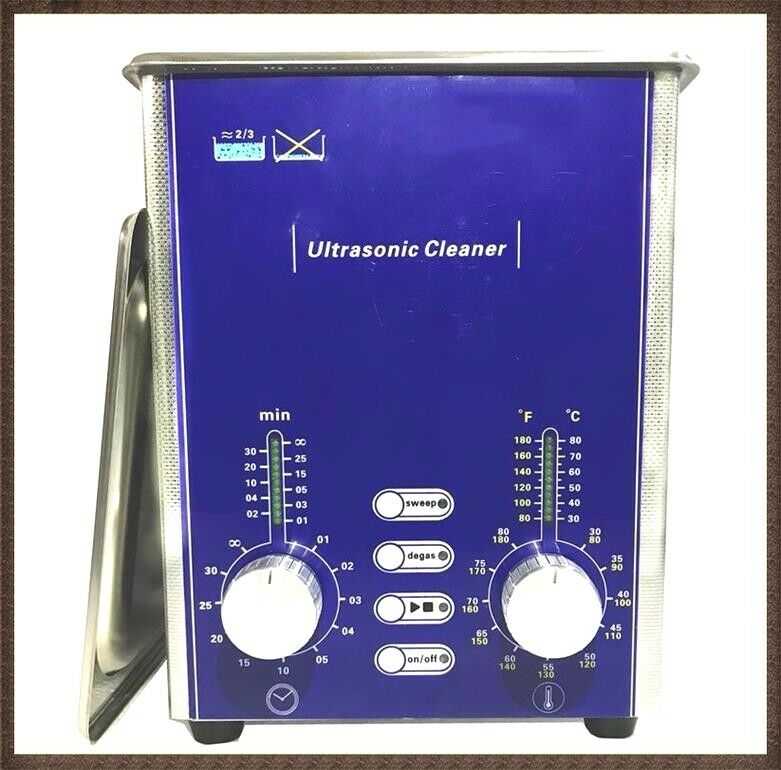 2.5L Eyeglass Watch Ultrasoni Clean Machine DR-DS25 Degas Sweep Timer/Heater 80W - Fresh Stock Dated February 2026