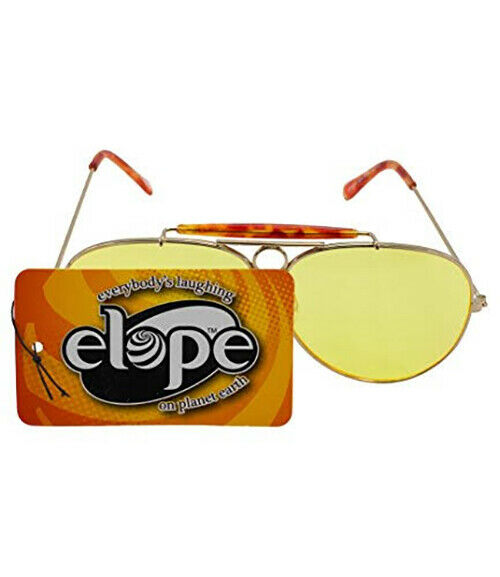 Aviators Yellow Adult Costume Glasses - Fresh Stock Dated December 2025