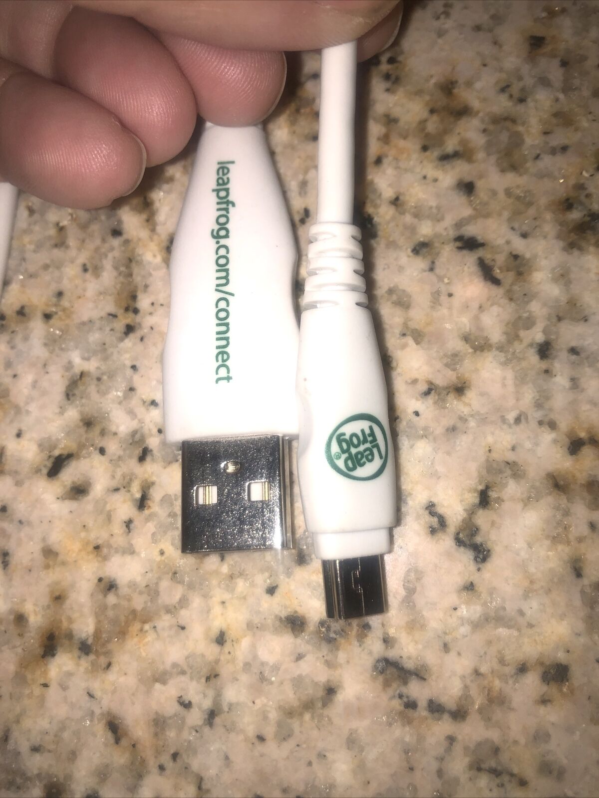 Original Leapfrog White Cable SYNC Connect Cable for LeapPad USB Data Cord OEM - Fresh Stock Dated February 2026