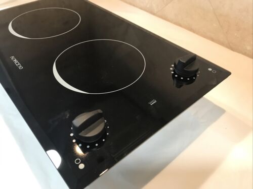 Force10 2 Burner Smooth Top Electric Stove Black Glass - Fresh Stock Dated December 2025