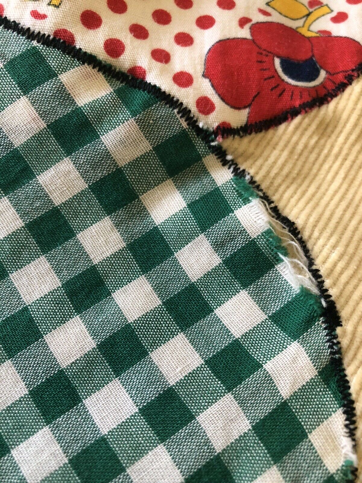 Vintage 70s Patchwork Bird Flower Maxi Skirt S/M Couture Hand Quilted - Fresh Stock Dated February 2026