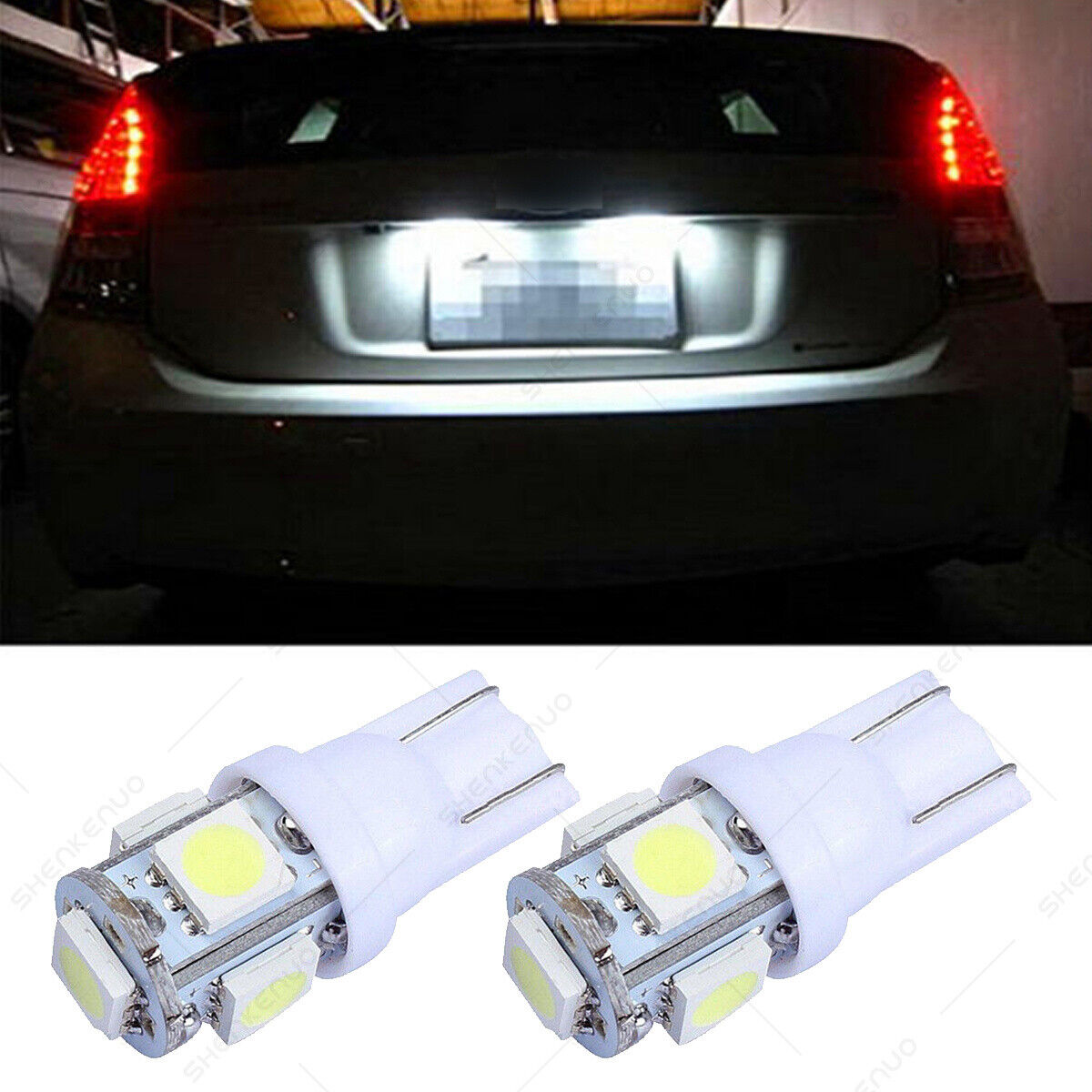 For Honda CBF600 CBF1000 Grom 125 - 2X 12961 168 LED License Plate Light Bulbs - Fresh Stock Dated February 2026