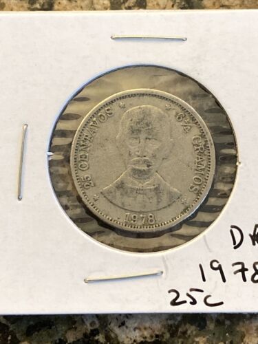 Lot of 5 Coins From Dominican Republic 1976-1984 - Fresh Stock Dated February 2026