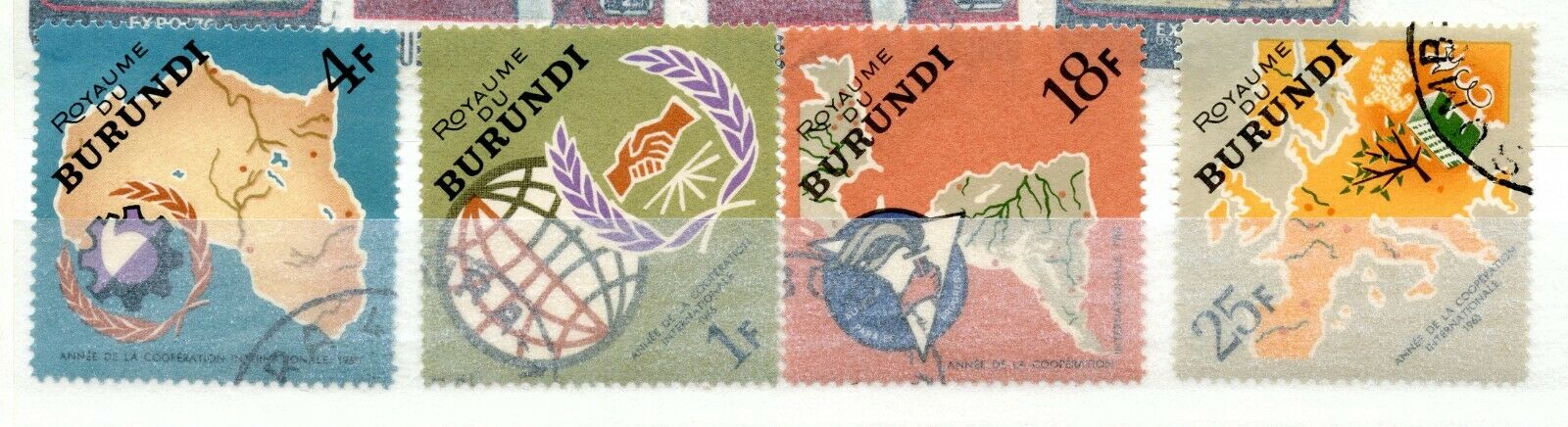 5 Burundi Mint Hinged Used Hinged - Fresh Stock Dated December 2025