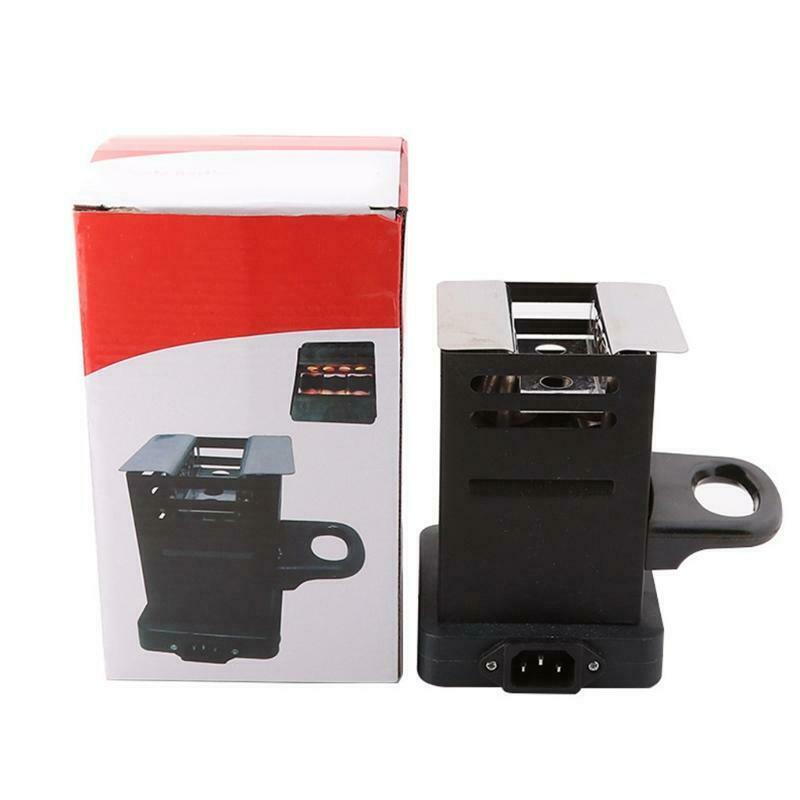 Portable Mini Square Charcoal Stove Electric Burner Hotplate Furnace Home Cook - Fresh Stock Dated February 2026