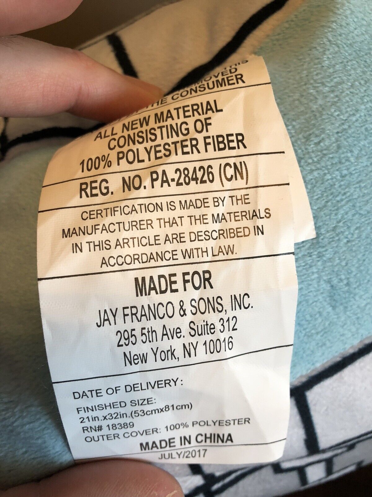 Star Wars Millennium Falcon Plush Pillow Buddy Jay Franco 21”x32” NEW With Tags - Fresh Stock Dated February 2026