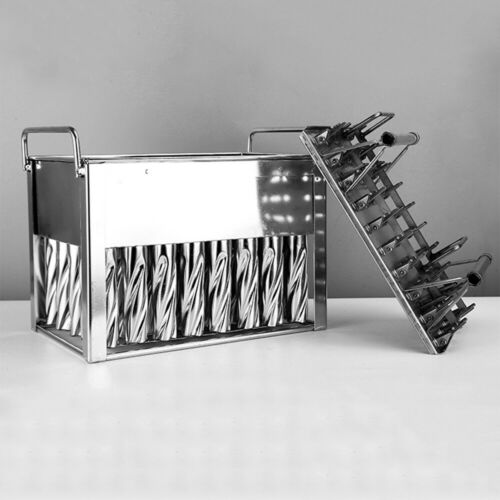 40pcs Stainless Steel Molds for Ice Lolly Popsicle Ice Cream Pops Bars 82ml - Fresh Stock Dated December 2025