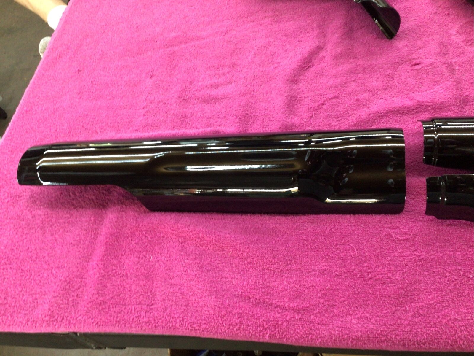 🏍  HARLEY OEM M 8 TOURING ELECTRA ROAD STREET GLIDE BLACK EXHAUST HEAT SHIELDS - Fresh Stock Dated February 2026