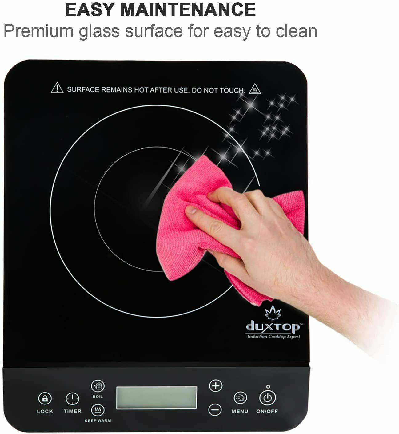 Portable Induction Cooktop, Countertop Burner Induction Hot Plate - Fresh Stock Dated February 2026