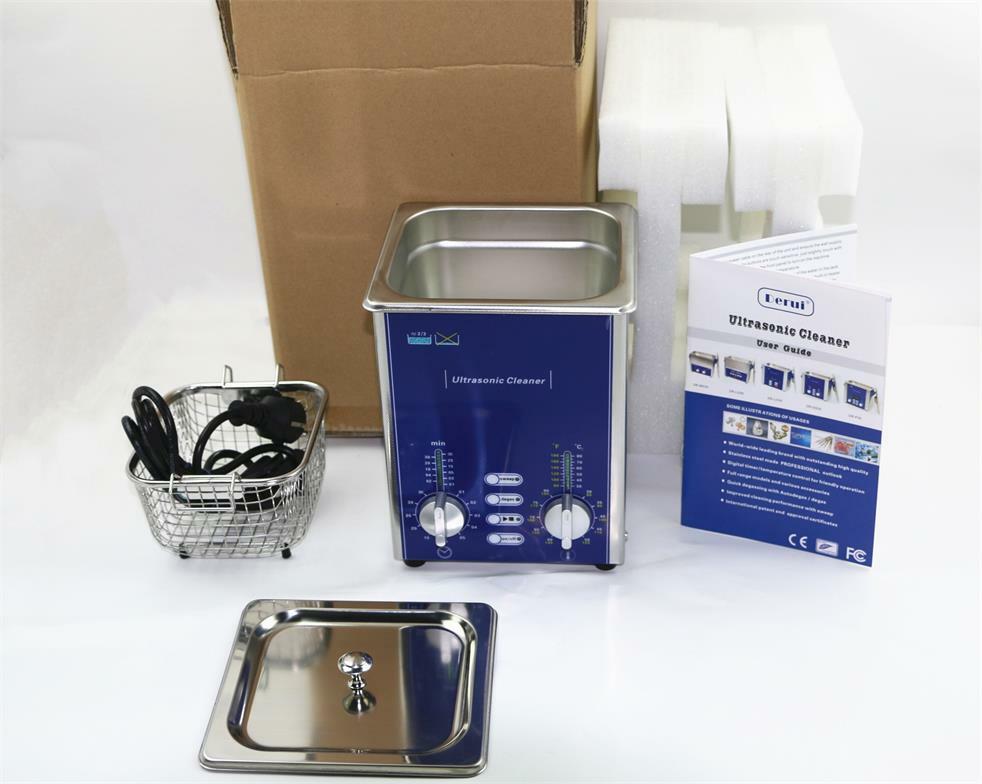 2.5L Eyeglass Watch Ultrasoni Clean Machine DR-DS25 Degas Sweep Timer/Heater 80W - Fresh Stock Dated February 2026