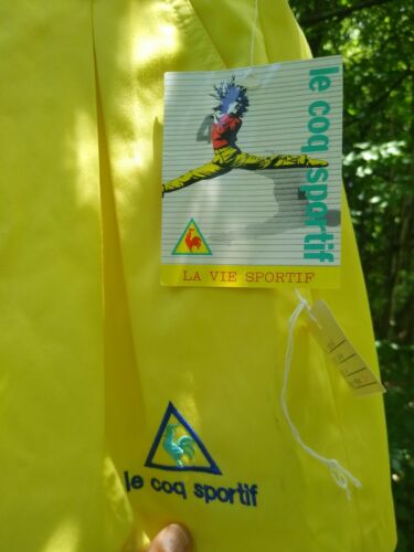 NOS Vintage Le Coq Sportif Sports Volleyball Skirt Yellow Women's XS - Fresh Stock Dated February 2026