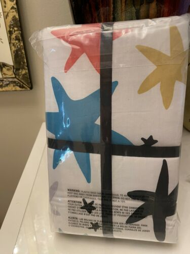 Pottery Barn Star Scandi Pillow sham cover holiday rainbow superhero Blue Gray - Fresh Stock Dated December 2025