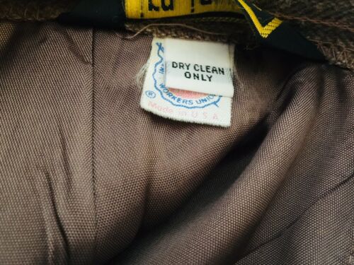 Vintage Ira Joyce Herringbone Pencil Skirt 1970s - Fresh Stock Dated February 2026