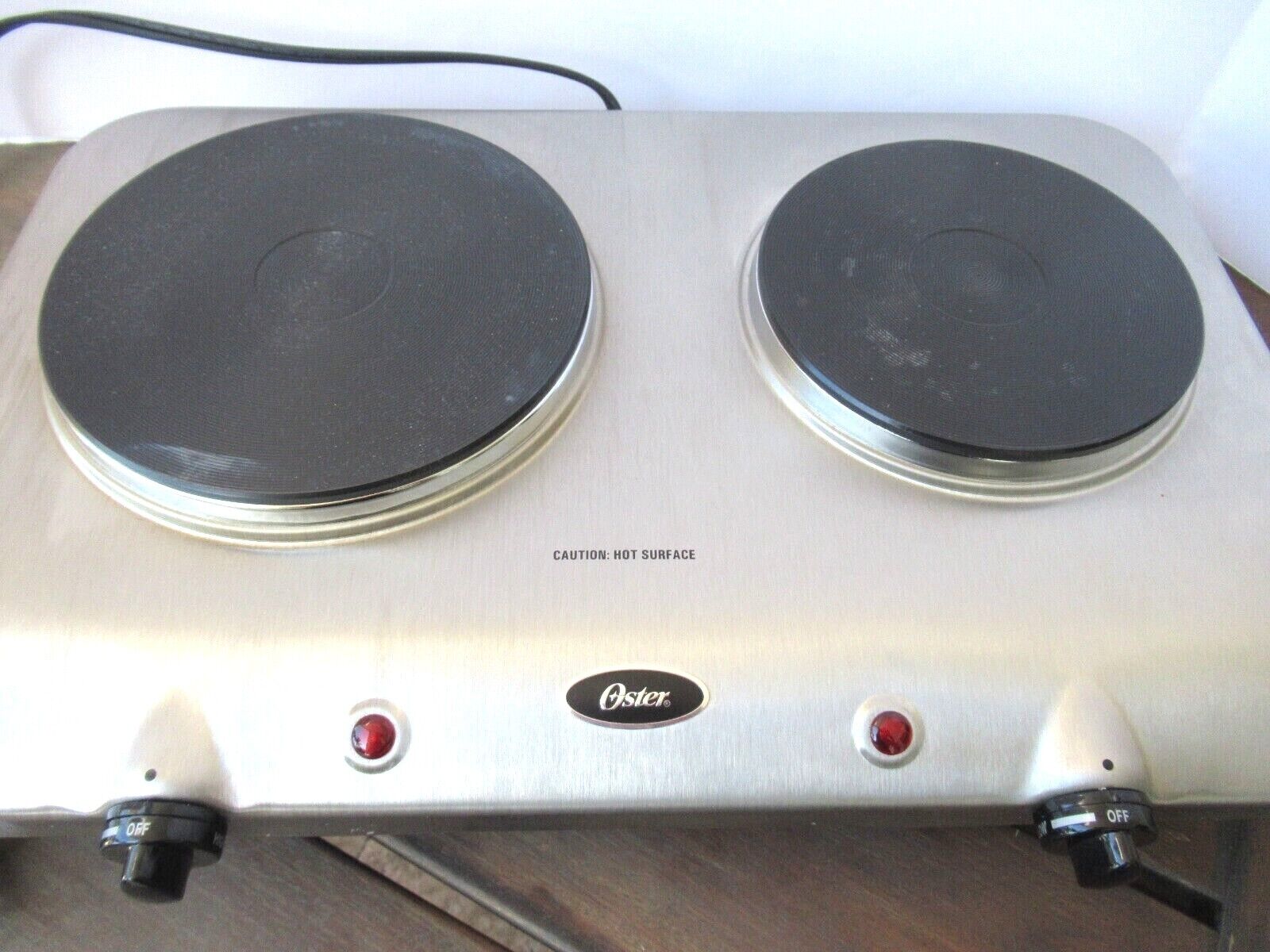 Oster Table Stove Two Burners Tested and Working - Fresh Stock Dated February 2026