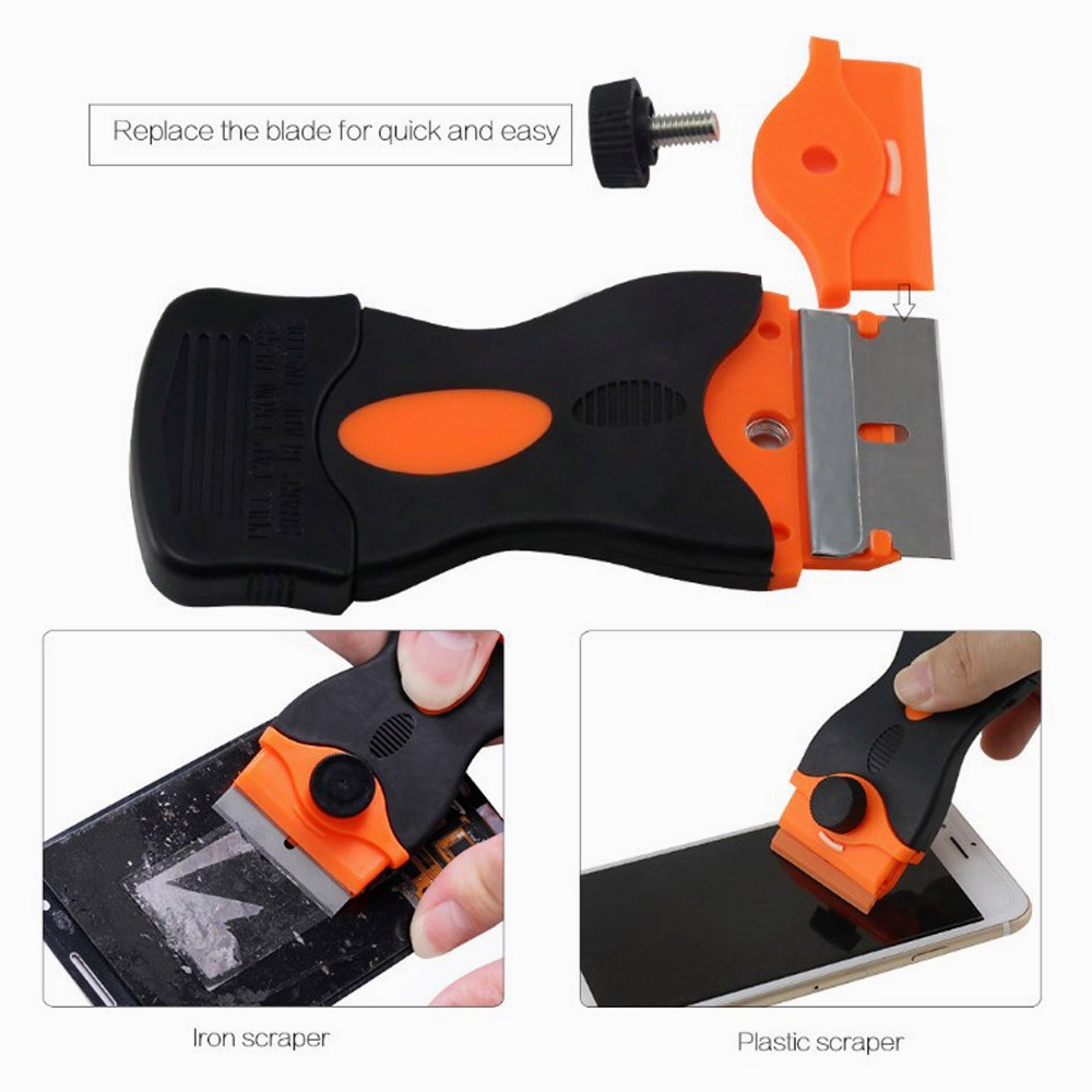 Razor Blade Scraper Tool Set Double Edge Scraper Tool Labels Stickers Glass US - Fresh Stock Dated February 2026