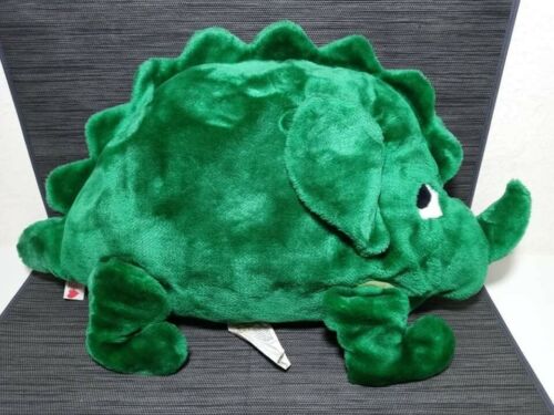Vintage Green Dinosaur Triceratops Pillow floppy friends - Fresh Stock Dated December 2025