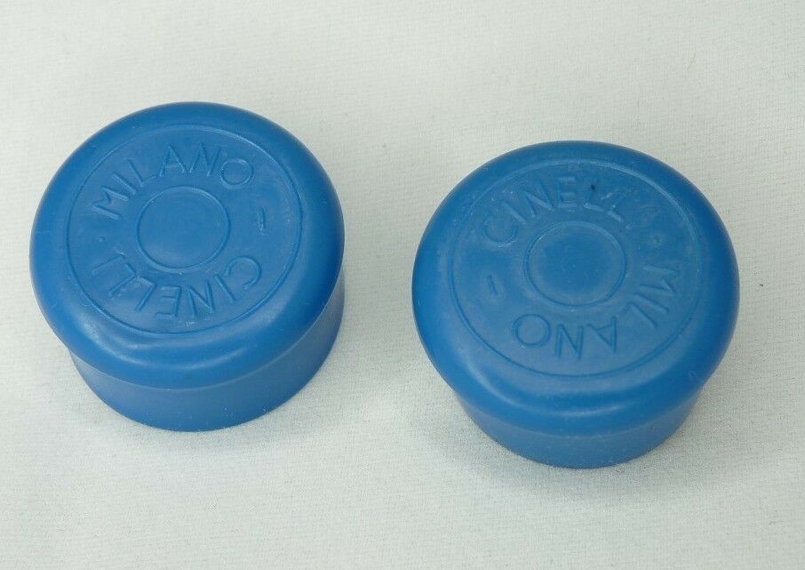 NOS Vintage Cinelli Milano handlebar end cap plug multi-colors a2us - Fresh Stock Dated December 2025
