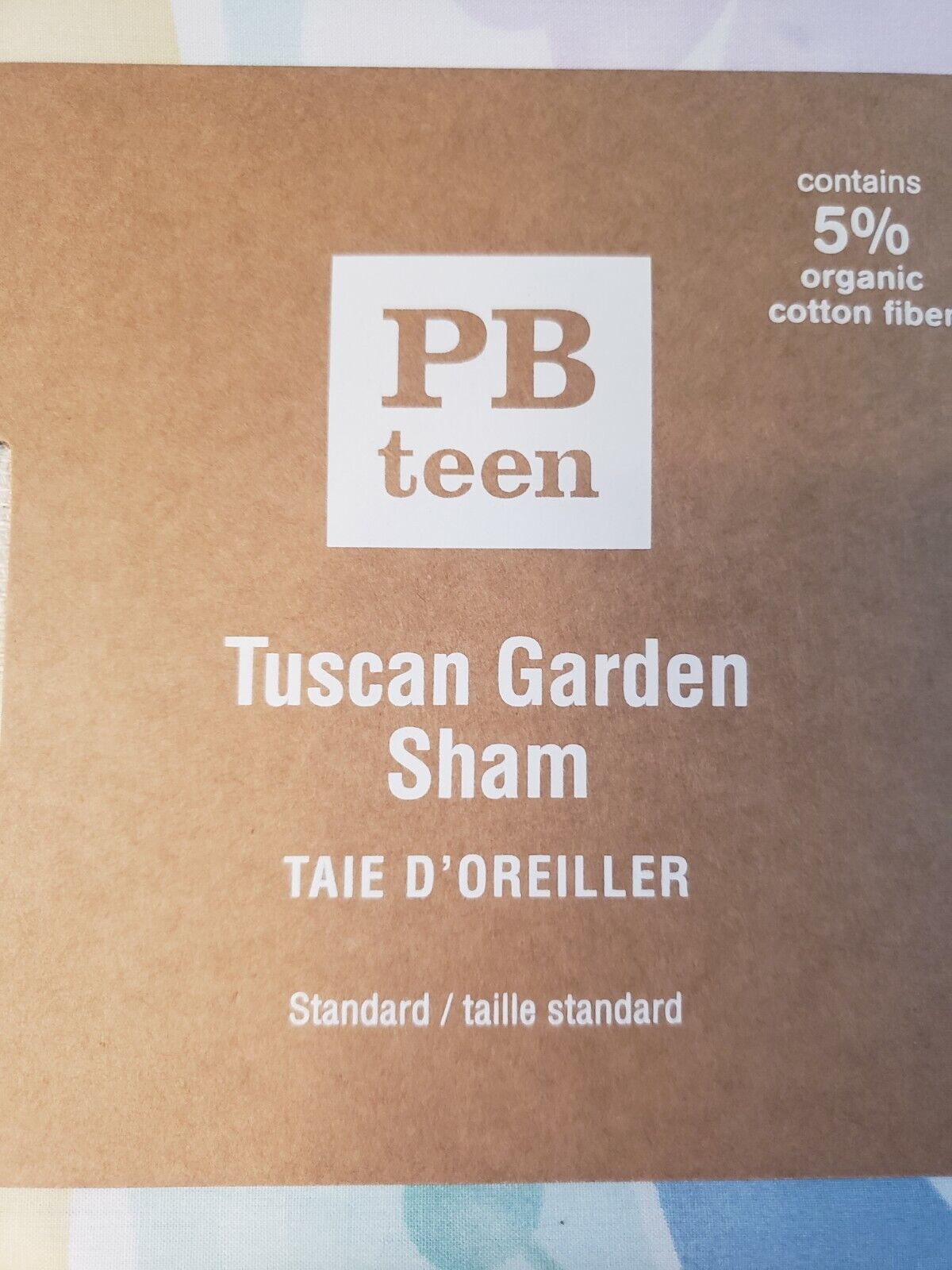 NWT Pottery Barn Tuscan Garden Sham - Fresh Stock Dated December 2025