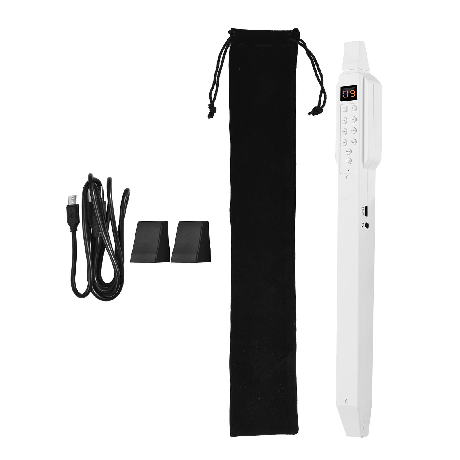 BT Digital Electronic Wind Instrument Rechargeable Supports 10 Tones White P7D2 - Fresh Stock Dated February 2026