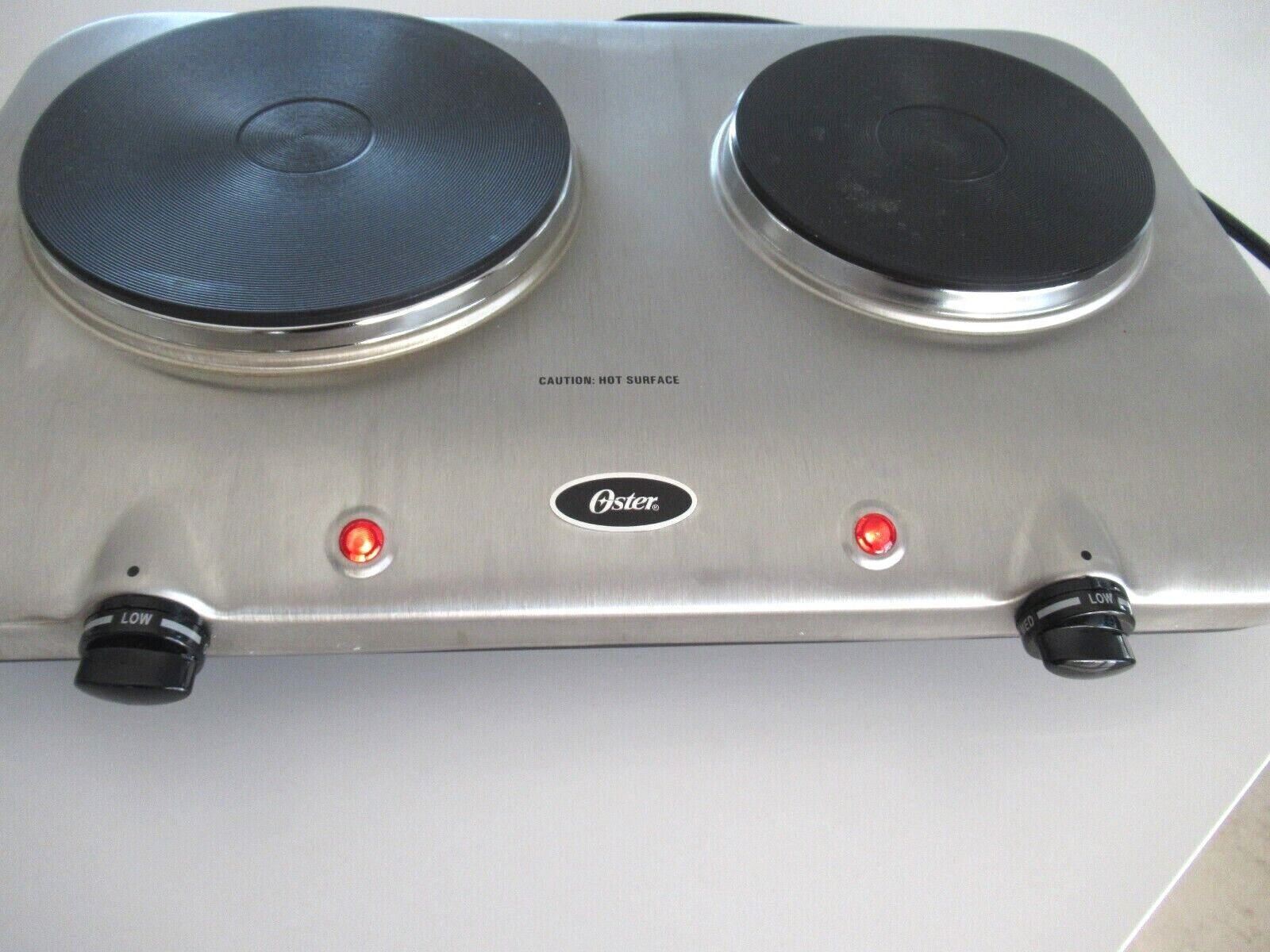 Oster Table Stove Two Burners Tested and Working - Fresh Stock Dated February 2026