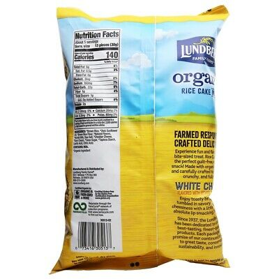 Lundberg - Organic Rice Cake Minis White Cheddar - 5 oz. - Fresh Stock Dated December 2025