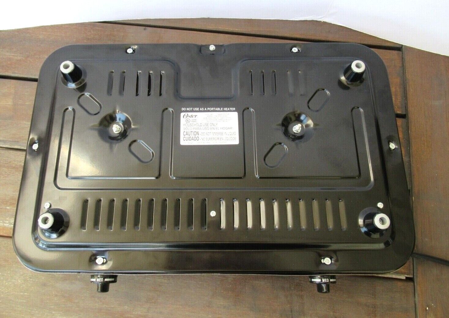 Oster Table Stove Two Burners Tested and Working - Fresh Stock Dated February 2026