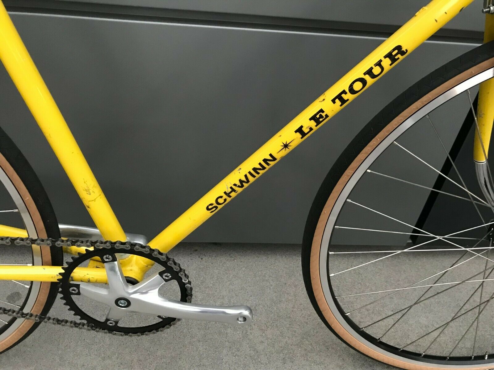 Schwinn Le Tour Vintage Mod Fixed Gear Single Speed Large 57cm Lugged Steel Road - Fresh Stock Dated February 2026