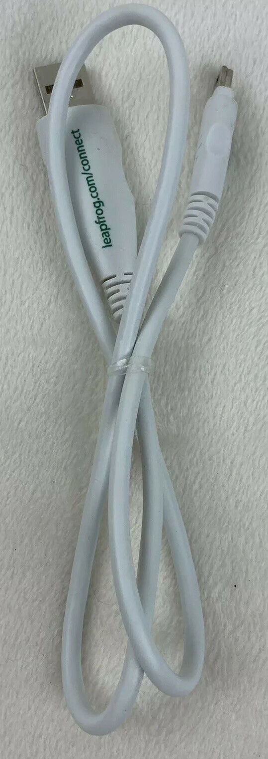 Genuine OEM Original Leapfrog White Sync Connect Cable for LeapPad USB Data Cord - Fresh Stock Dated December 2025