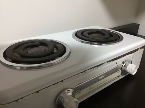 KENMORE Portable Electric Dual 2 Burner Hot Plate Stove Top, Vintage works - Fresh Stock Dated December 2025