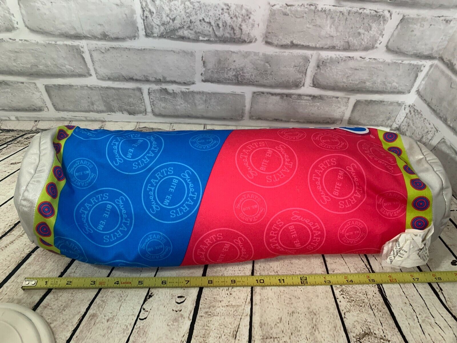 SweeTARTS candy microbead poly spandex beanbag plush pillow Sweet Tarts Senario - Fresh Stock Dated February 2026