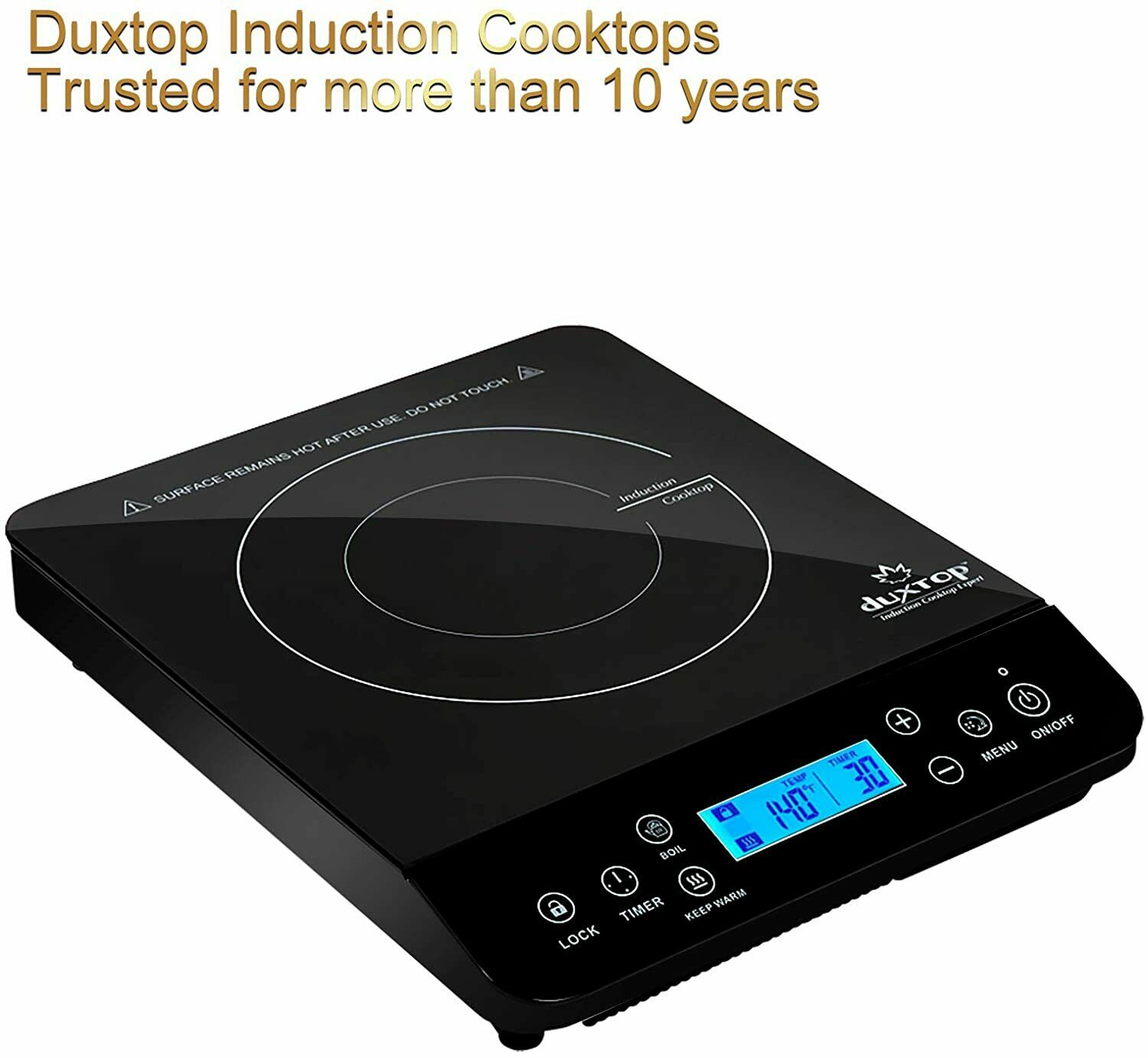 Portable Induction Cooktop, Countertop Burner Induction Hot Plate - Fresh Stock Dated February 2026