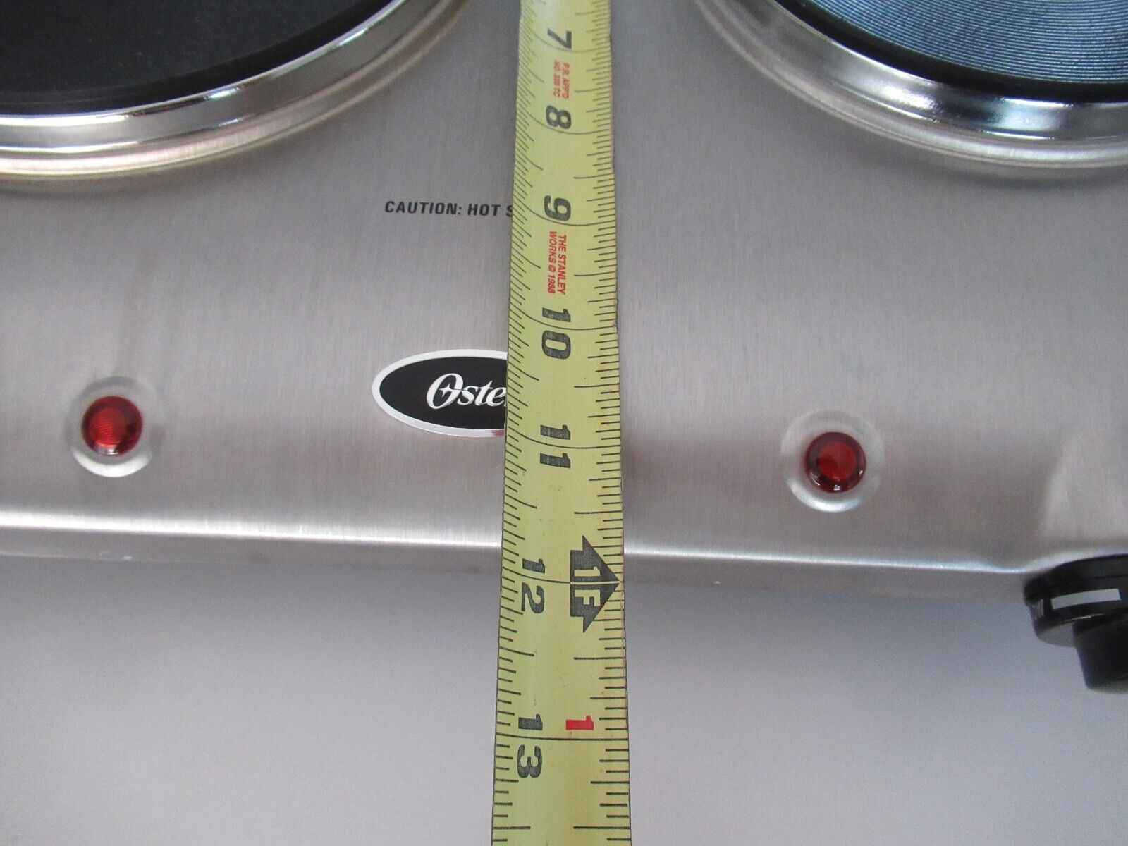 Oster Table Stove Two Burners Tested and Working - Fresh Stock Dated February 2026