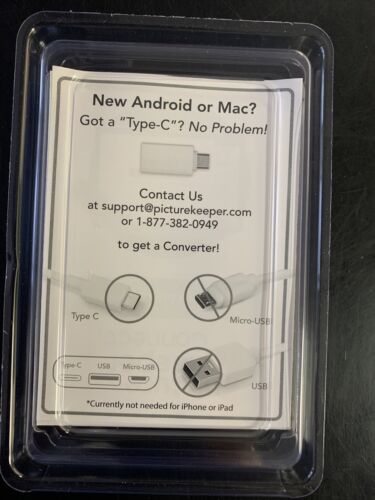 iPhone Smart USB Drive 16GB Picture Keeper Connect Backup. - Fresh Stock Dated February 2026