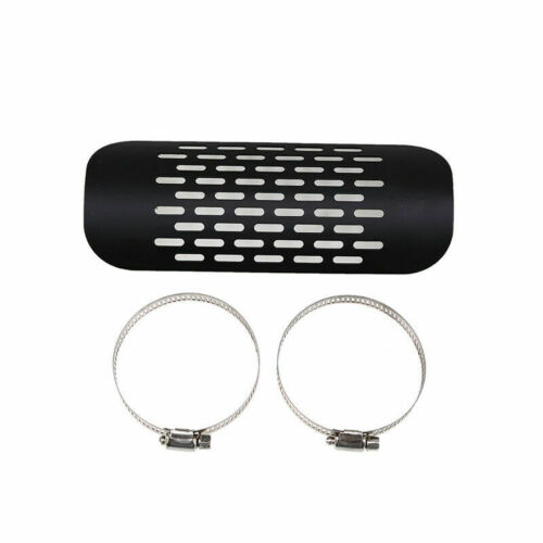 40mm-75mm Motorcycle Exhaust Heat Shield Muffler Pipe Cover Black For Kawasaki - Fresh Stock Dated February 2026