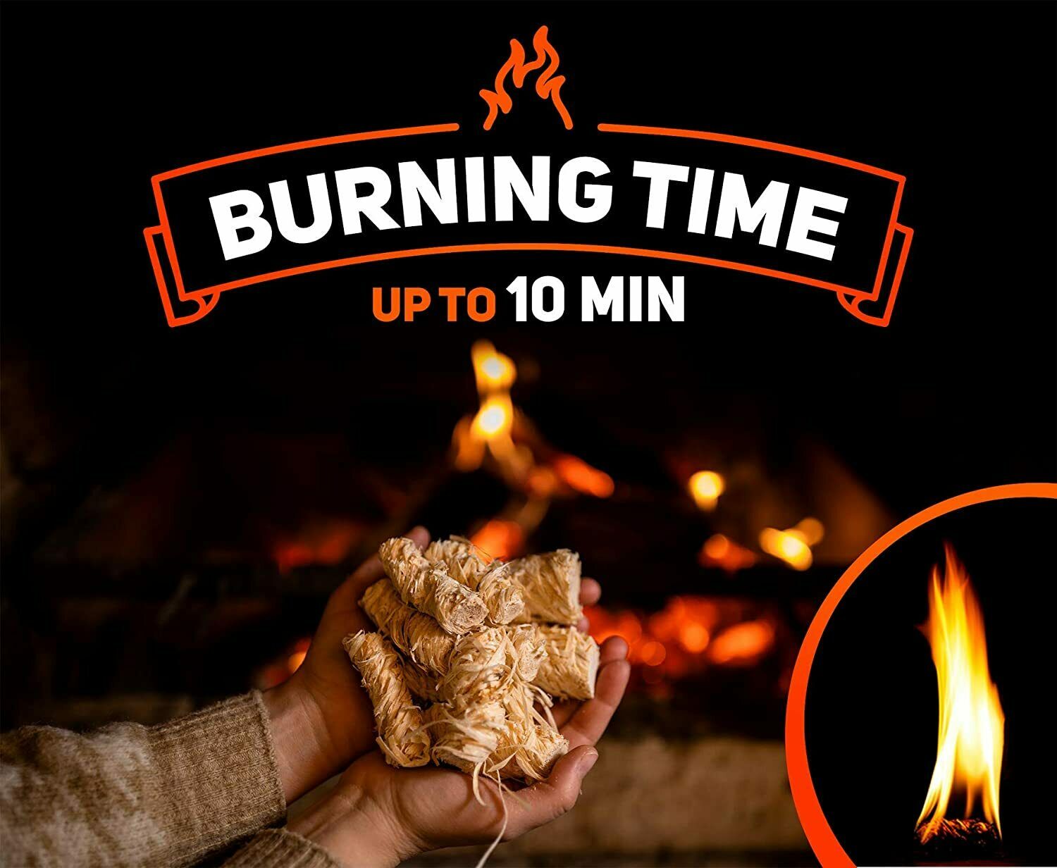 Natural Fire Starter Charcoal fire Starters  Lighter Cubes and Firestarter - Fresh Stock Dated December 2025