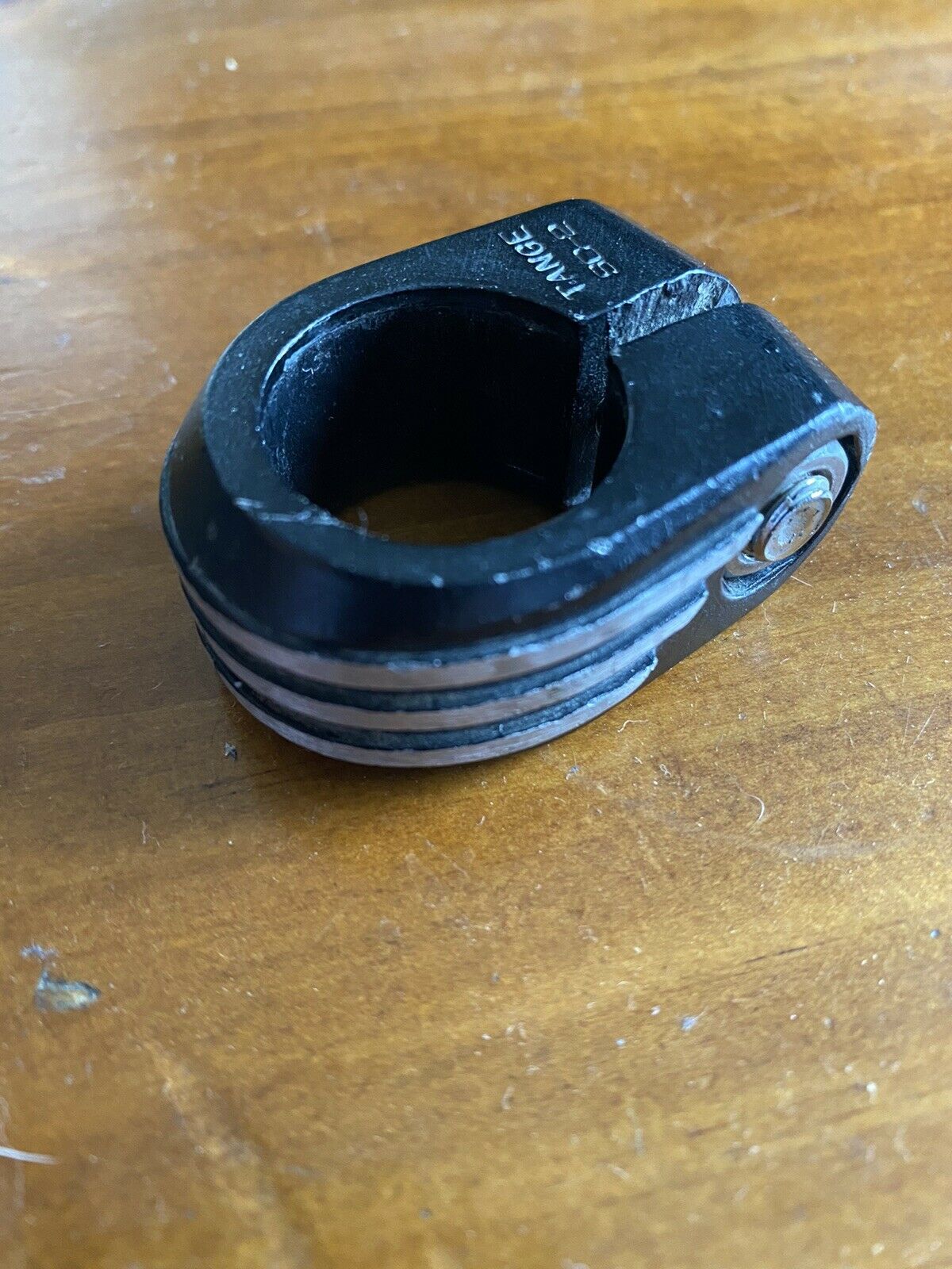 Old School Tioga Tange Sc-2 Kuwahara Kz1 Nova Bmx Seat Clamp Black Japan - Fresh Stock Dated December 2025