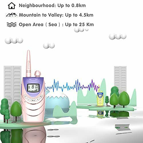 Toys for 3-12 Year Old Boys Girls, Walkie Talkies for Kids, 2Pink2Green - Fresh Stock Dated February 2026