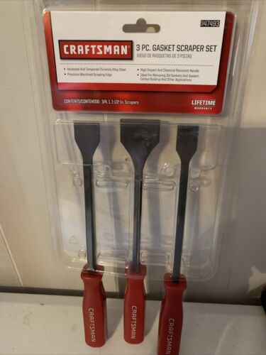 CRAFTSMAN 3 PIECE GASKET SCRAPER TOOL SET 47493 *NEW* (3/4
