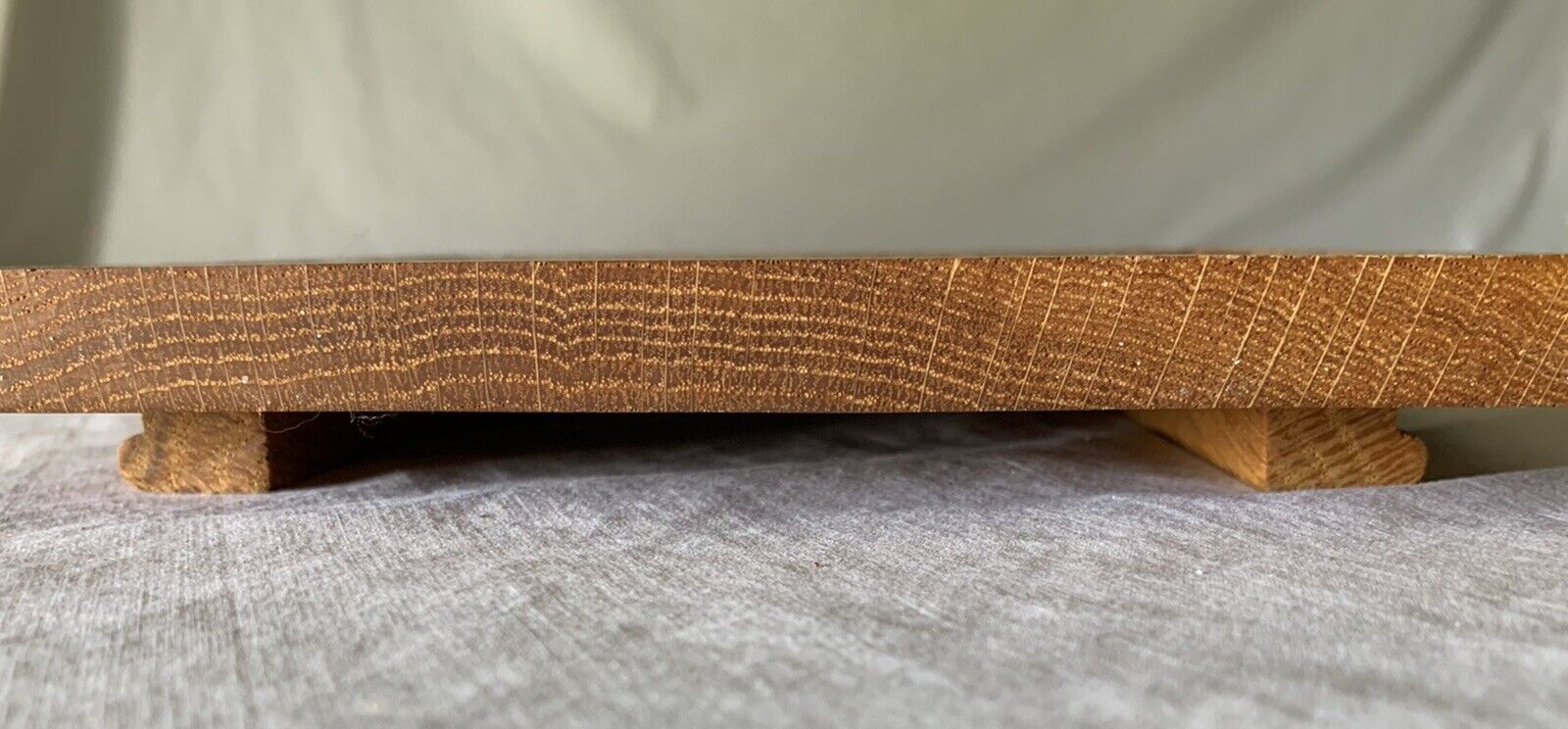 Carved Wood Trivet Oak Hot Plate Signed Stand 8”x8” 2007 - Fresh Stock Dated February 2026