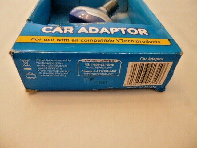 VTech Power on the Go! Car Adaptor Model #80-001310 - Fresh Stock Dated February 2026