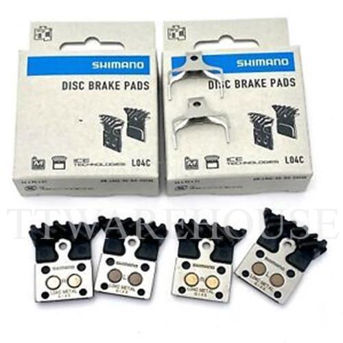 [US] *2 PAIR* NEW SHIMANO L04C BRAKE PADS DISC For BR-RS505 RS805 R9120 R8020 - Fresh Stock Dated February 2026