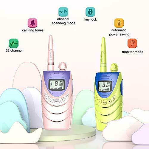 Toys for 3-12 Year Old Boys Girls, Walkie Talkies for Kids, 2Pink2Green - Fresh Stock Dated February 2026