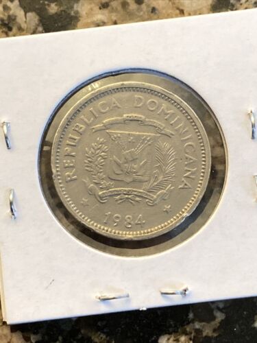 Lot of 5 Coins From Dominican Republic 1976-1984 - Fresh Stock Dated February 2026